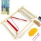 Large Weaving Frame Loom for Beginners Kids Adult Seniors Crafts,Hand-Knitting Weaving Machine with Shuttles Handcraft Weaving Loom